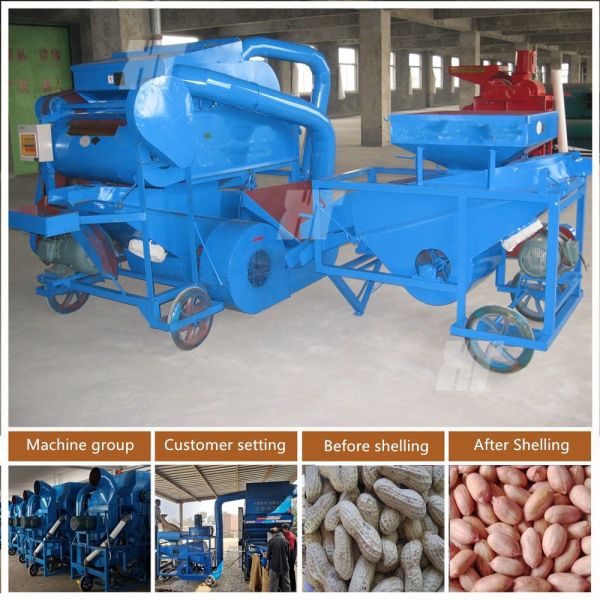 1 Year Automatic Peanut Shelling Machine 800-5000kg/h Capacity