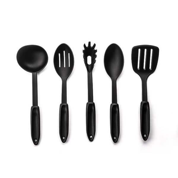5pcs Nylon Kitchen Utensil Sets , ODM Prestige Nylon Spoon Set