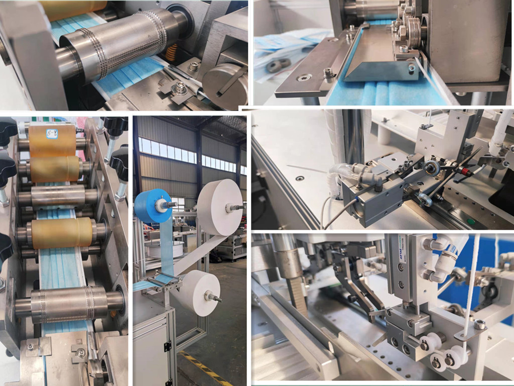 Rustproof 2ply Non Woven Face Mask Making Machine Automatic