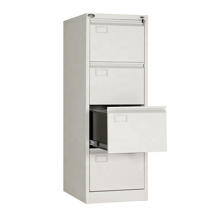 China Cylinder Lock Metal Clothes Storage 4 Drawer Filing Cabinet wholesale