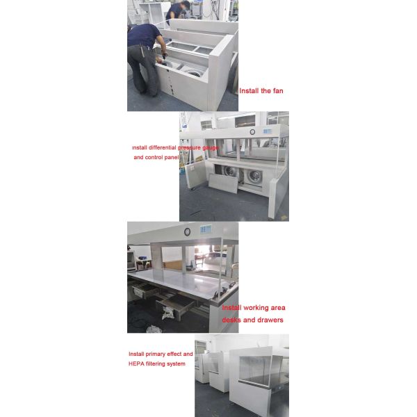 Lacquering Board Horizontal Laminar Airflow Cabinet For Precise Instrument