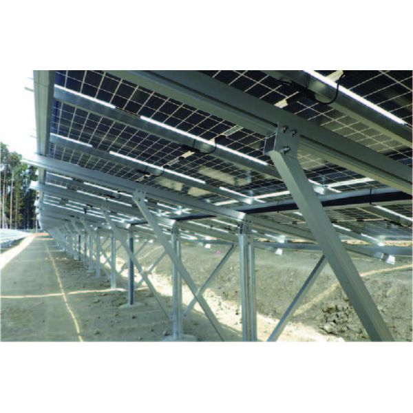 Ground Terrace Solar Panel Mounting Bracket Simple construction solar mounting system