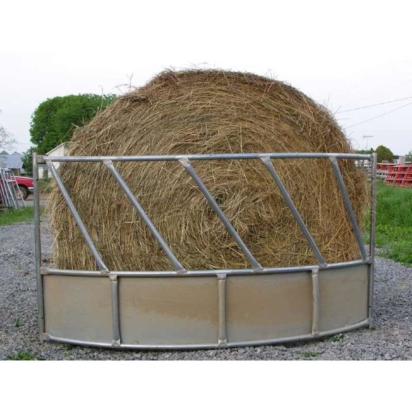 550mm High Livestock Handling Equipment , Diameter 1.8m Round Bale Hay Feeder