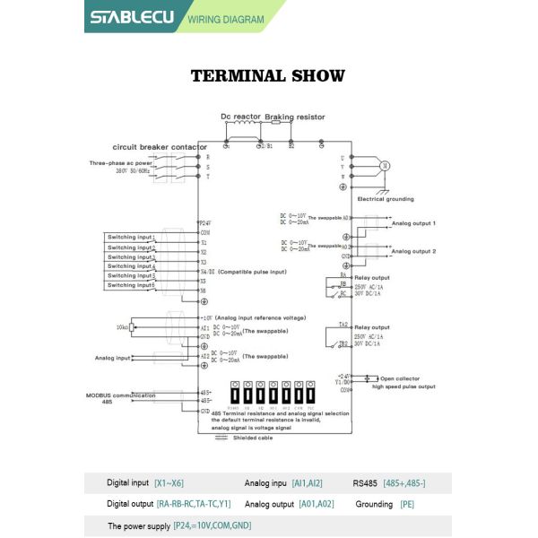 Speed Control AC To AC 3 Phase Frequency Inverter 20HP For Industrial Motors