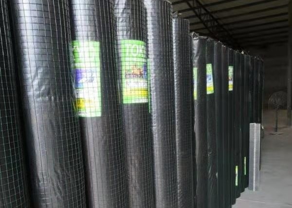 China Square Hole Fencing Green 14mm 1x1 Welded Wire Mesh wholesale