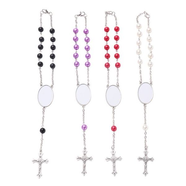 Sublimation Rosary Bracelet Personalized Gifts For Sublimation Photo Printing