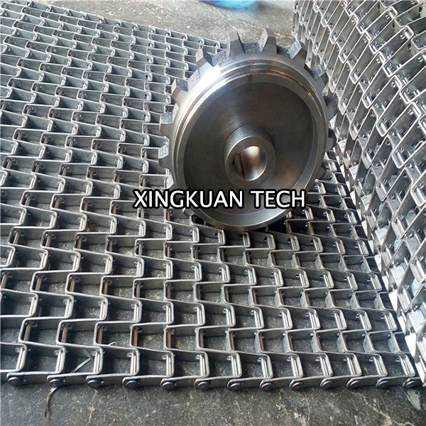 Flat Wire Conveyor Belt Wire Mesh 201 304 316 Stainless Steel For Food Sorting On Conveyor Machine