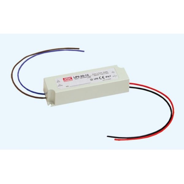 12v Taiwan meanwell drivers LED lights power supply 20w