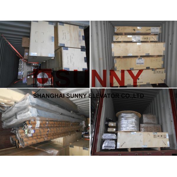 Electric Machine Room Less Elevator Mrl Gearless Elevator Noble Enjoyment