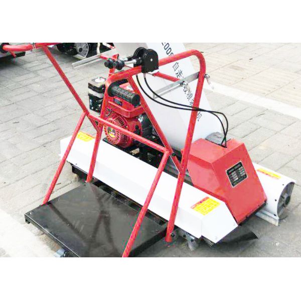 Self Propelled Adjustable Speed Rice Collecting Machine With Bagging