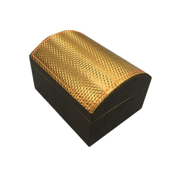 Plastic PU Leather Plastic Watch Box Custom Hot Stamping Logo Printed With Pillow