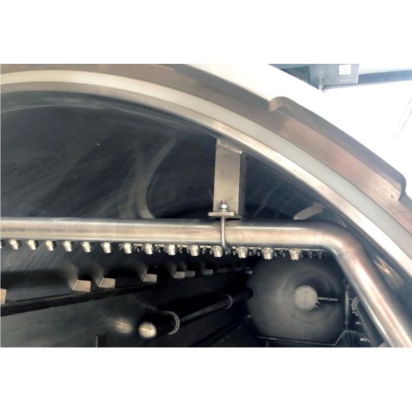 Popular Food Sterilization Equipment Water Spray Retort / Side Spray Autoclave