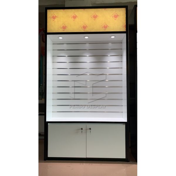 6pcs Wall Mobile Phone Display Showcase Counter With T4 LED Lighting