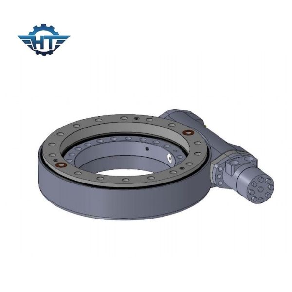 360 Degree Rotation Slew Drive With Brushed Motor For Tilted Solar Trackers