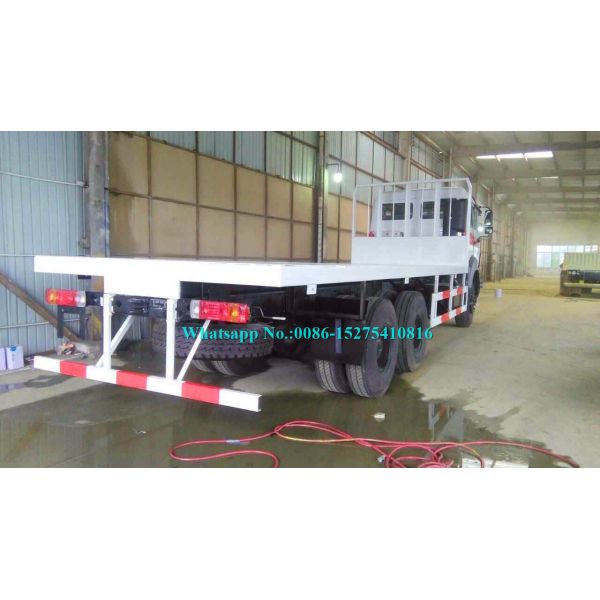 White color Beiben 6x6 2634PZ 30Ton 340hp 10 wheeler Cross country Container Flat Bed Truck for DR CONGO