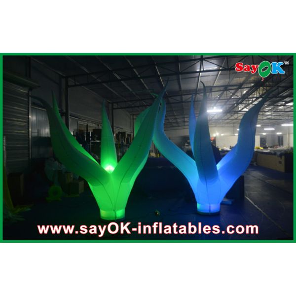Waterproof 190T Nylon Inflatable Lighting Decoration On Ground 2m Ceremony