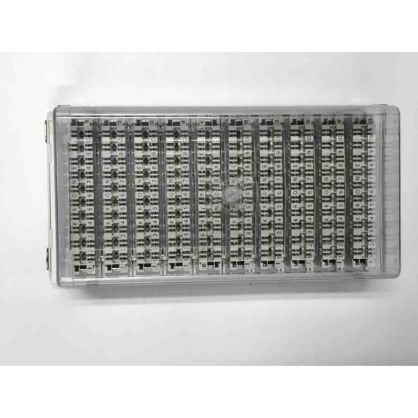 Highband 10 Pair Module 110 Terminal Block 100 Pair MDF White Body Grey Base