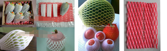 Automatic plastic foaming net set machine Fruit net set machine
