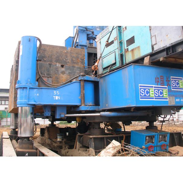 High Performance Hydraulic Pile Foundation Equipment No Noise No Vibration
