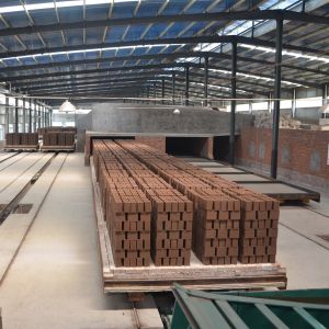 Full Automatic Clay Brick Tunnel Kiln With Dryer Chamber