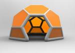 Outdoor Orange Inflatable Party Tent , Blow Up Event Tent Digital Printing