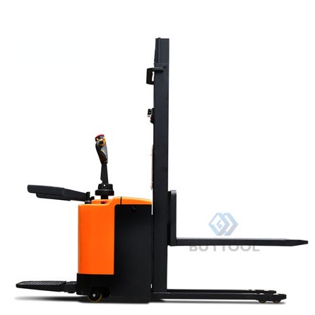 Q345B Electric Lift Trucks Powered Walkie Stacker 1500kg