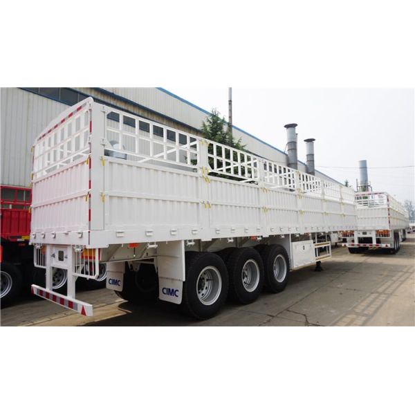Animal Cattle Transport 3 BPW Axle 40ft Fence Semi Trailer
