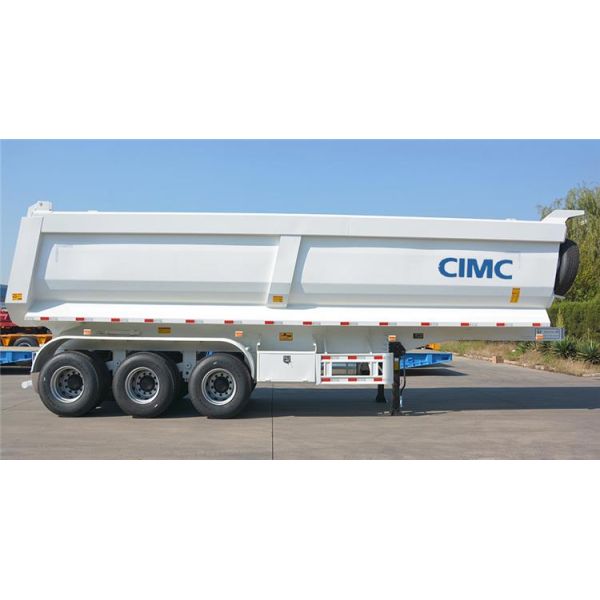 Cement Transport 35CBM Tipper Semi Trailer