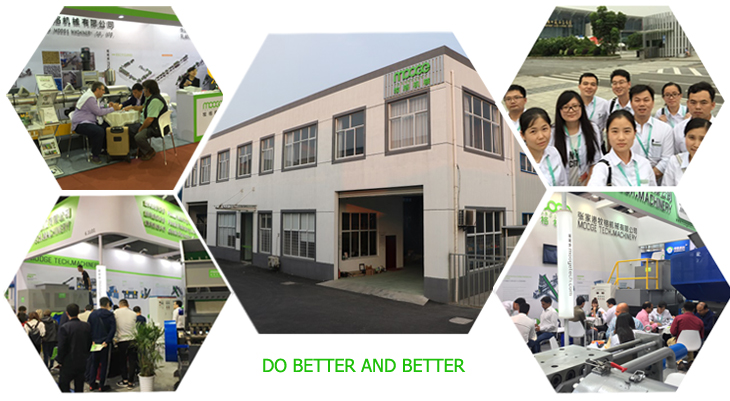 Semi Automatic Plastic Film Recycling Machine Mulching HDPE Waste