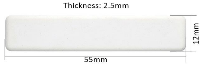 Washable Silicone Alien H3 RFID Tags Labels For Washing Drying