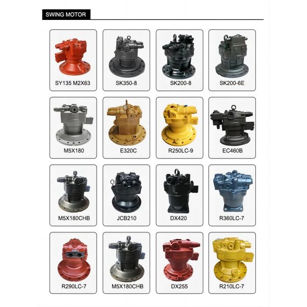 SY135 Sany Excavator Slewing Gear Box Swing Motor M2X63CHB M2X63