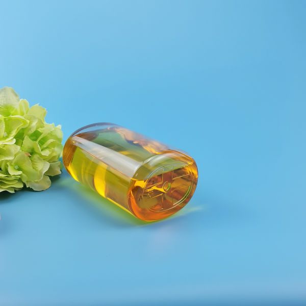 Transparent 16oz Ova 0.5L Plastic Beverage Jar