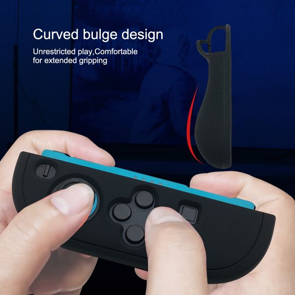 Thickened Textured Surface Multiple Colors Left and Right Controller Silicone Handle for Nintendo Switch 2