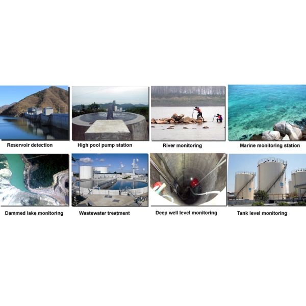 AcmeSensor Long Measure Range Tank Water Level Sensor fule level sensor Submersible Well Depth Sensor 4-20ma RS485 0-10V