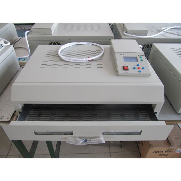 Advanced 4 Heads Pick and Place Machine SMT Production Line CHMT560P4 , 3040 Printer, T962C Reflow Oven