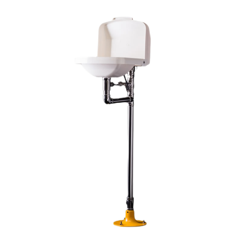 China Vertical Freeze Resistant Eyewash 304 Stainless Steel Smart Temperature Control wholesale