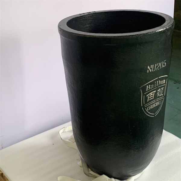 Circular Type Metal Melting Crucible Customized Large Crucible For Melting Copper