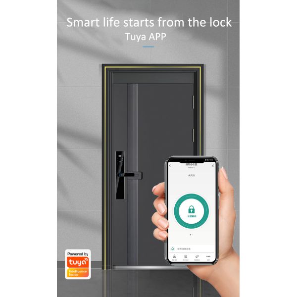 Upgrade Your Door Lock with Tuya Wifi/Zigbee/TTlock App Password Fingerprint Card Key