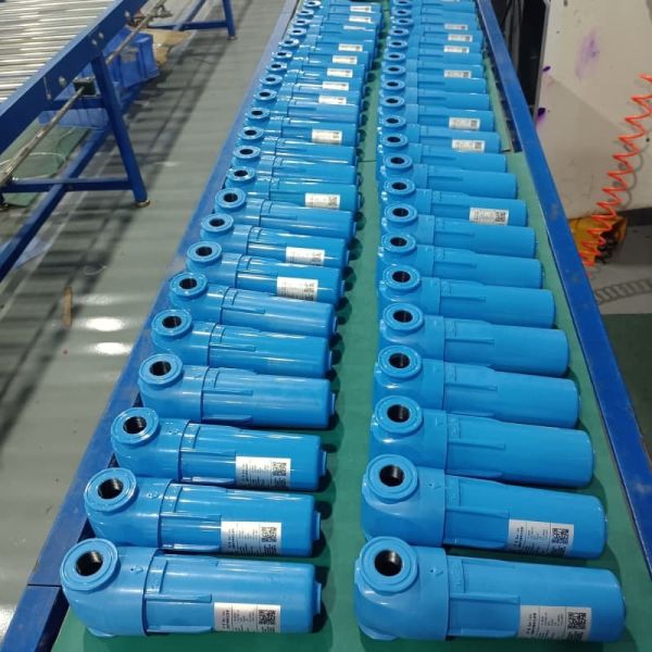 Cartridge Filter Compressed Air Filter with 0.25 Bar Pressure Loss and Fiberglass Medium Material