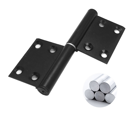 Left And Right Opening Flag Type Aluminium Door Hinge With Oxidation Finish