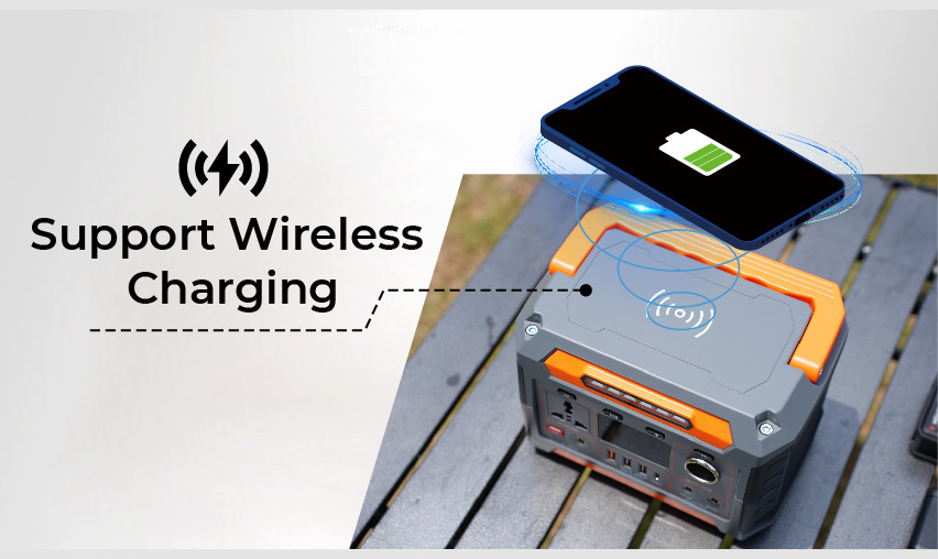 300W 270Wh Portable Solar Camping Power Station With Pure Sine Wave Inverter Lithium Ion Battery