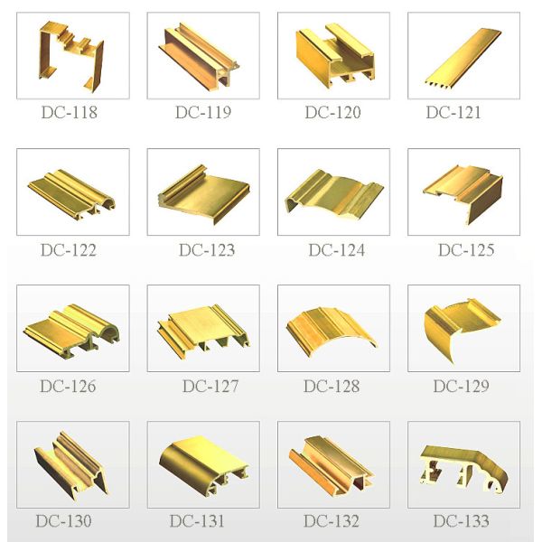 Wearproof H59 Copper Alloy Pen Profiles With Smooth Surface