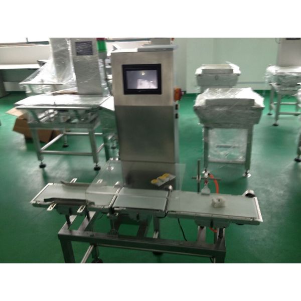 High Speed Auto Conveyor Check Weigher for Weight Less 2000g product weight sorting process
