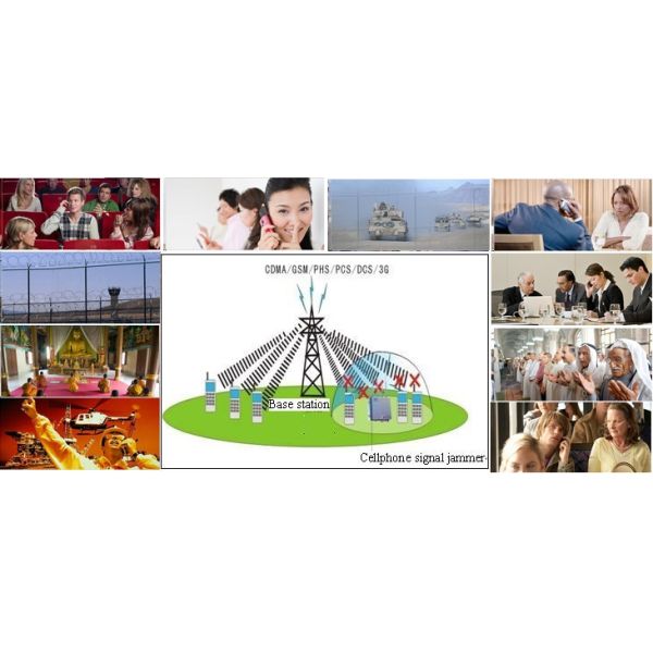 4G 3G Bluetooth Wifi Signal Jammer Mobile Phone Signal Blocker For Schools