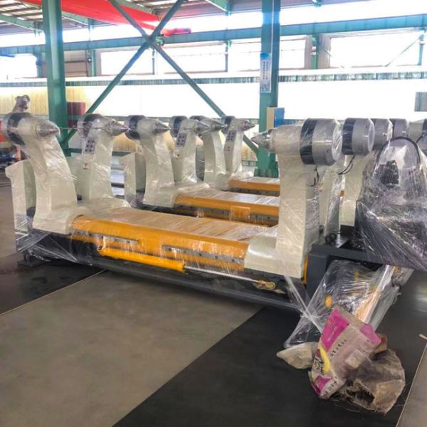 Shaftless Automatic Hydraulic Mill Roll Stand Corrugated Sheet Production Line For Paper Roll