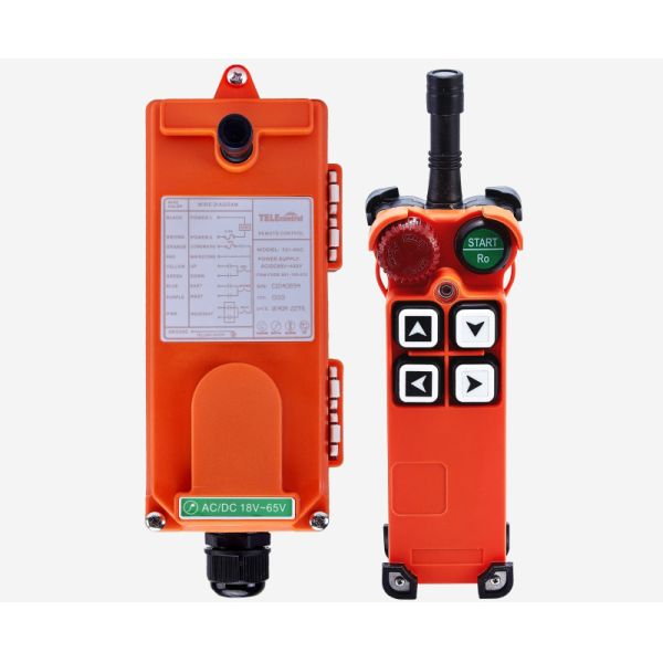 Telecontrol Industrial Crane Remote Control System 4 Single Buttons Telecrane F21-4S