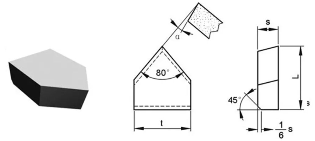 Tungsten Carbide Brazed Tip E25