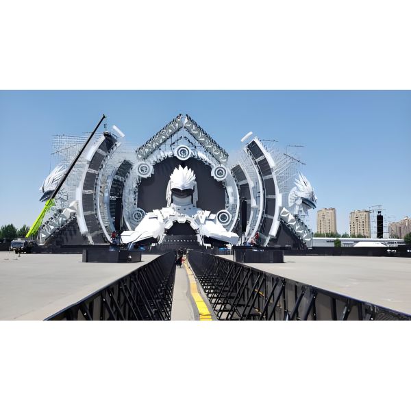 Folding 1x1M Welded Crowd Control Fence Barrier For Music Festival