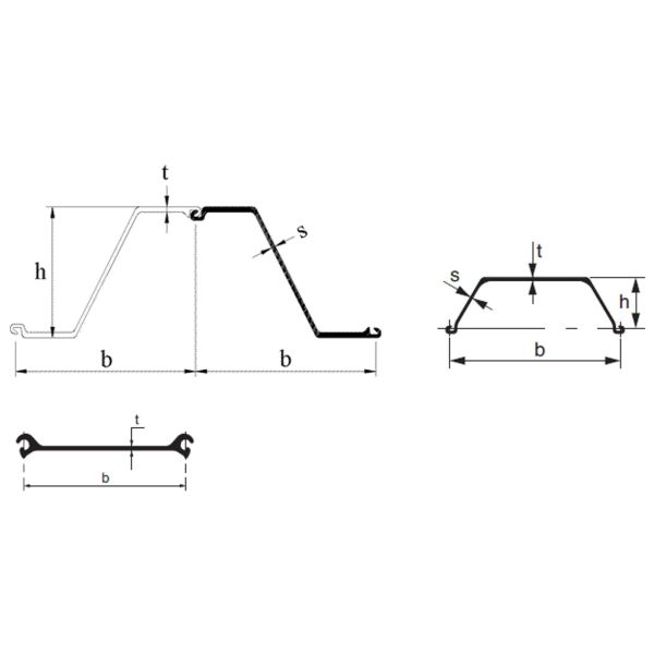 Hot rolled U steel sheet piling engineering construction