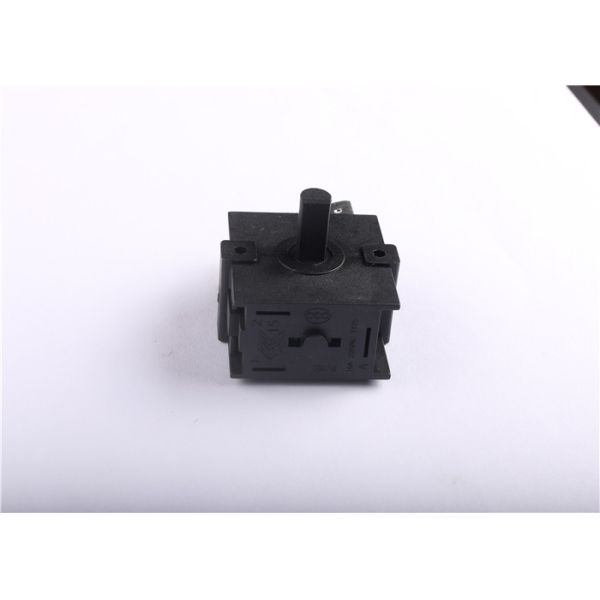 Square Abs High Power Rotary Switch , Dust Proof 5 Pin Rotary Switch Customized Color